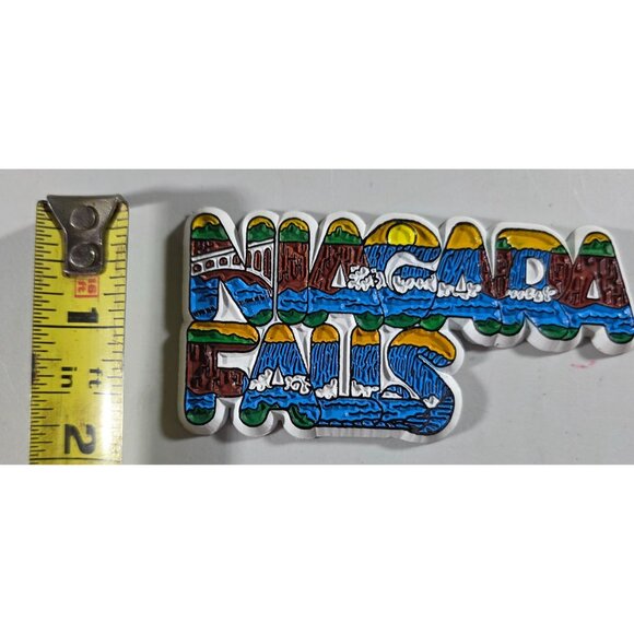 Niagara Falls Souvenir Magnet 3D Design Colorful Landmark Collectible - Picture 4 of 4